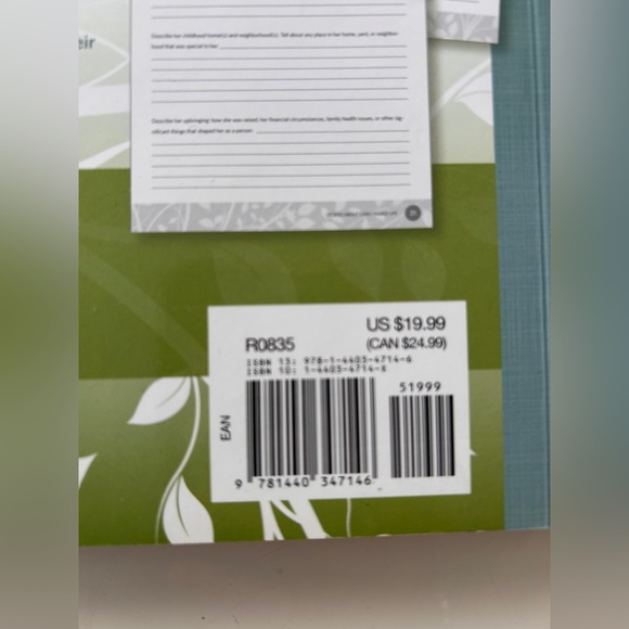 Brand New ‘Story of My Life’ Legacy Workbook by Sunny Jane Morton - Picture 8 of 9